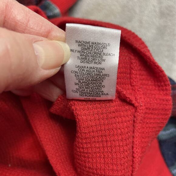 Eddie Bauer Moose Pajamas 2 Pc Set Womens XL Red Plaid Cabin Holiday Christmas - Picture 5 of 12